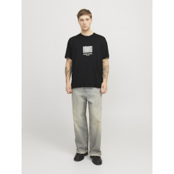 JACK & JONES Jorboston Graphic T-shirt - Sort