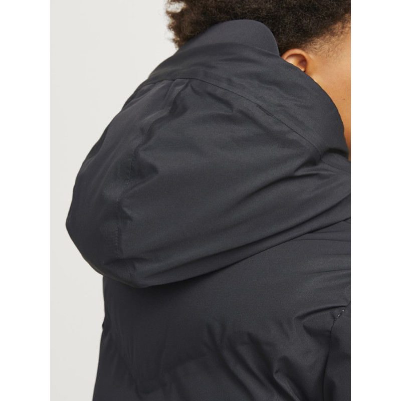 JACK & JONES JUNIOR Cosplay Heat Quilted Puffer Jakke - Sort