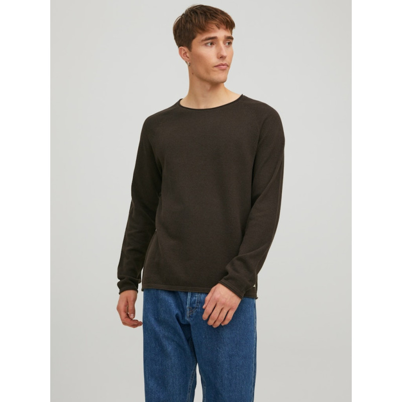 JACK & JONES Ehill Strik Sweater - Mulch