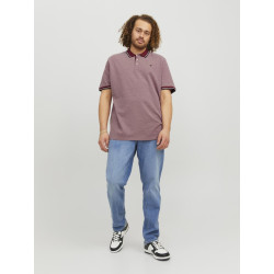 JACK & JONES Plus Poloshirt - Red Dahlia