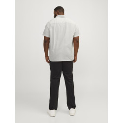JACK & JONES Plus Abel Kortærmet Skjorte - Cloud Dancer