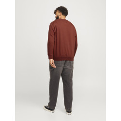 JACK & JONES Plus Vesterbro Sweatshirt - Brandy Brown