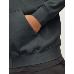 JACK & JONES Plus Size Vesterbro Lynlås Hoodie - Forest River