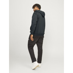 JACK & JONES Plus Size Vesterbro Lynlås Hoodie - Forest River
