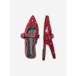 ONLY Aura-5 Slingback Ballarina Sko - High Risk Red