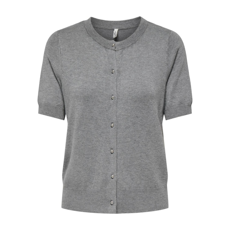 ONLY Venice Life Strikket Cardigan - Light Grey Melange ONLY Venice Life Strikket Cardigan - Light Grey Melange