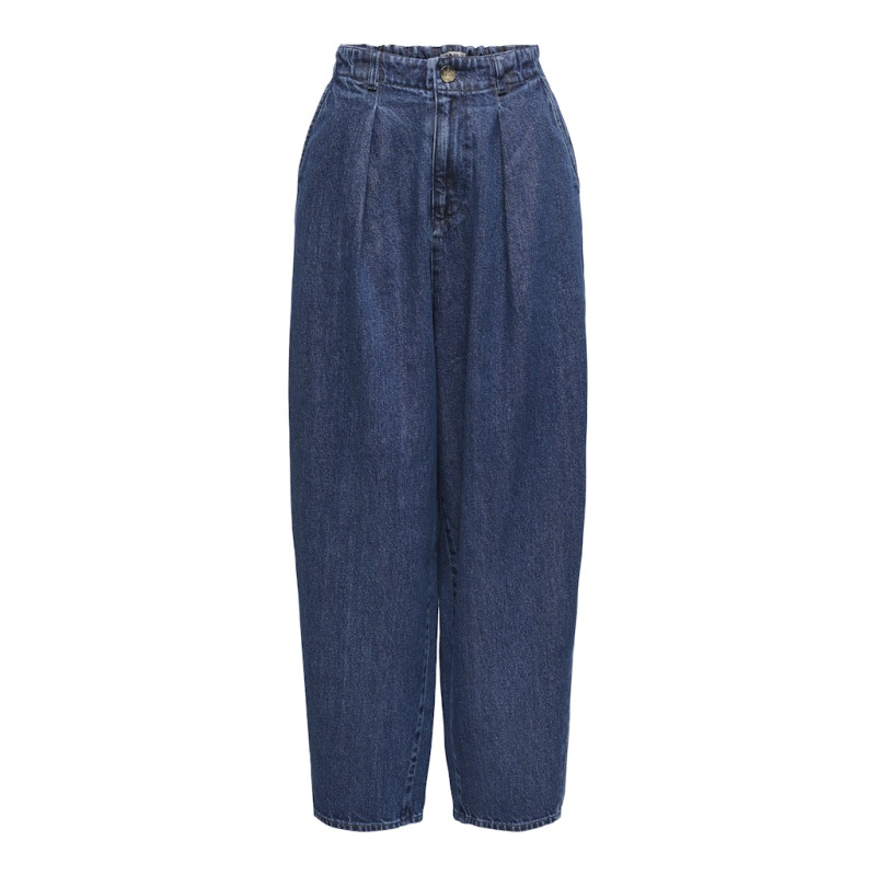 ONLY Lerin Balloon Jeans - Dark Blue Denim