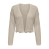 ONLY Nola Life Strik Cardigan - Feather Gray