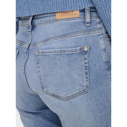 ONLY Sui Mid Slim Dia460 Jeans - Light Blue Denim