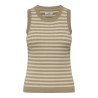 JDY Aya Strikket Tank Top - Humus