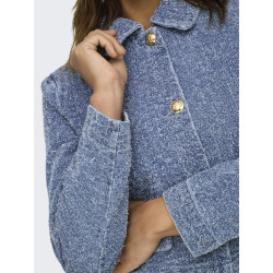 JDY Lady Denim Shacket - Medium Blue Denim