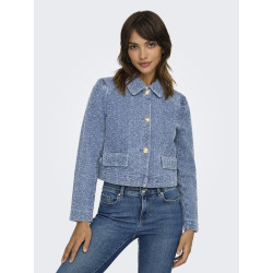 JDY Lady Denim Shacket - Medium Blue Denim