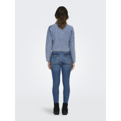 JDY Lady Denim Shacket - Medium Blue Denim