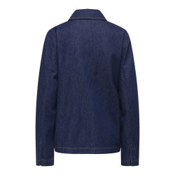 ONLY Ellis Bow Tie Denim Jakke - Dark Blue Denim