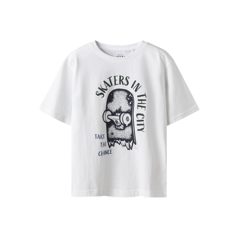 NAME IT KIDS Veldo T-Shirt - Bright White