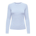 ONLY Laida L/S Stribet top - Provence