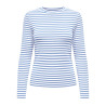 ONLY Laida L/S Stribet top - Provence