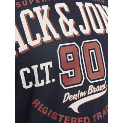 JACK & JONES Plus Size logo T-shirt - Dark Navy