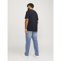 JACK & JONES Plus Size logo T-shirt - Dark Navy