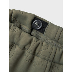 NAME IT MINI Mars Quiltet Sæt - Dusty Olive