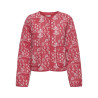 ONLY Elvira Quilted Jakke - Mars Red