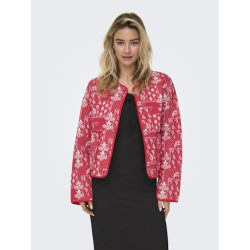 ONLY Elvira Quilted Jakke - Mars Red