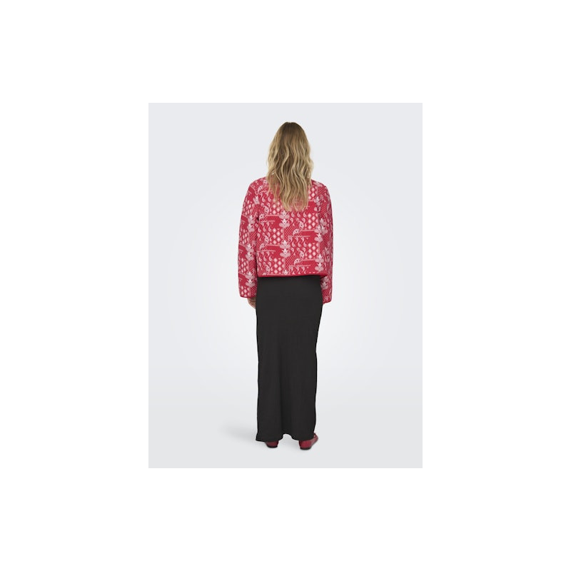 ONLY Elvira Quilted Jakke - Mars Red