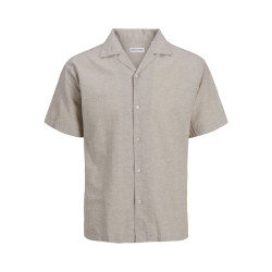 JACK & JONES PLUS Breeze Resort Skjorte - Crockery