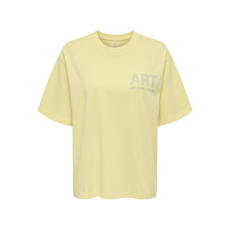 ONLY Riri Rhinsten T-Shirt - Double Cream