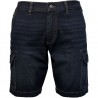 ROBERTO JEANS Emeri Cargo Strech Shorts - Dark Denim