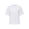 ONLY Riri Rhinsten T-Shirt - Bright White