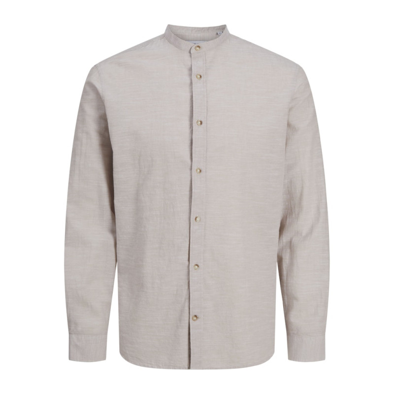 JACK & JONES ESSENTIALS Summer Band Skjorte - Crockery