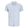 JACK & JONES PLUS Breeze Hør Skjorte - Chambray Blue