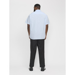 JACK & JONES PLUS Breeze Linen Blend Skjorte - Chambray Blue