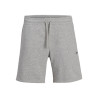 JJ REBEL Gorm Rebel Logo Sweat Shorts - Light Grey Melange