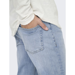 ONLY & SONS Weft Reg. Box Pim Jeans - Light Blue Denim