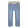 NAME IT Mini Salli Slim Sweat Jeans - Light Blue Denim