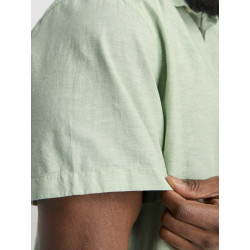 JACK & JONES PLUS Breeze Hør Skjorte - Iceberg Green