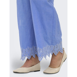 ONLY Paula Tulum Bukser - Blue Bonnet