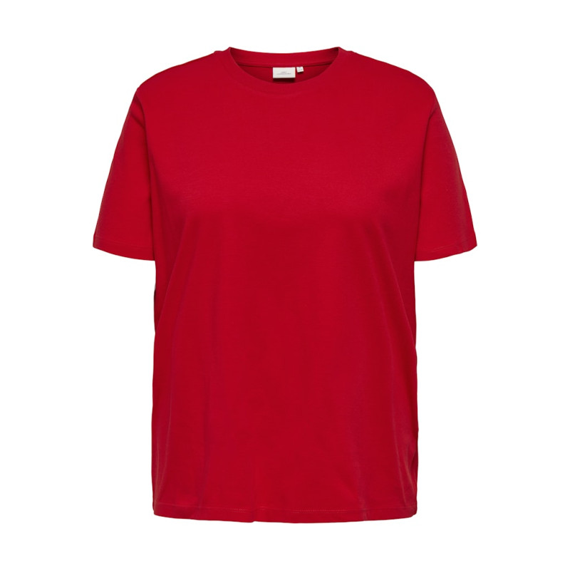 ONLY CARMAKOMA Jen T-Shirt - High Risk Red