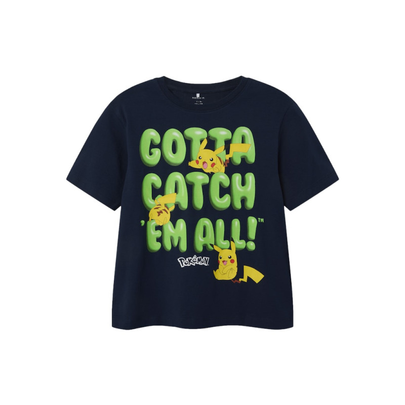 NAME IT KIDS Forder Pokemon T-Shirt - Navy Blazer