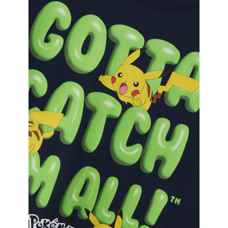 NAME IT KIDS Forder Pokemon T-Shirt - Navy Blazer