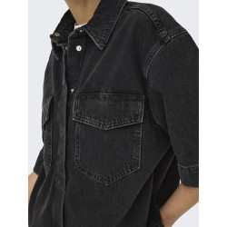 ONLY Sophie Oversized Denim Skjorte - Washed Black