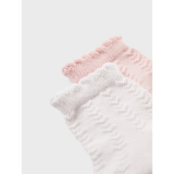 NAME IT BABY Ditta 2-Pak Strømper - Bright White