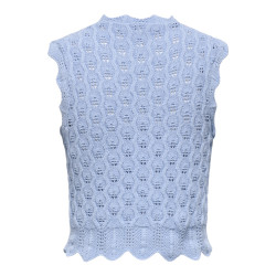 ONLY Luna Life Strik Top - Light Blue