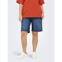 ONLY CARMAKOMA Eneda Mom Shorts - Dark Blue Denim ONLY CARMAKOMA Eneda Mom Shorts - Dark Blue Denim
