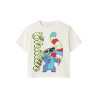 NAME IT MINI Malix Stitch T-Shirt - Cloud Dancer