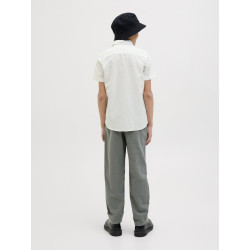 JACK & JONES JUNIOR Breeze Hør Skjorte - Hvid