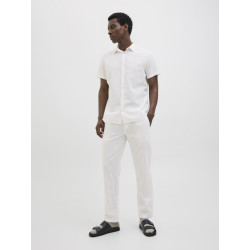 JACK & JONES Kane Summer Hør Jogging Bukser - Hvid JACK & JONES Kane Summer Hør Jogging Bukser - Hvid