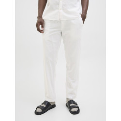 JACK & JONES Kane Summer Hør Jogging Bukser - Hvid JACK & JONES Kane Summer Hør Jogging Bukser - Hvid